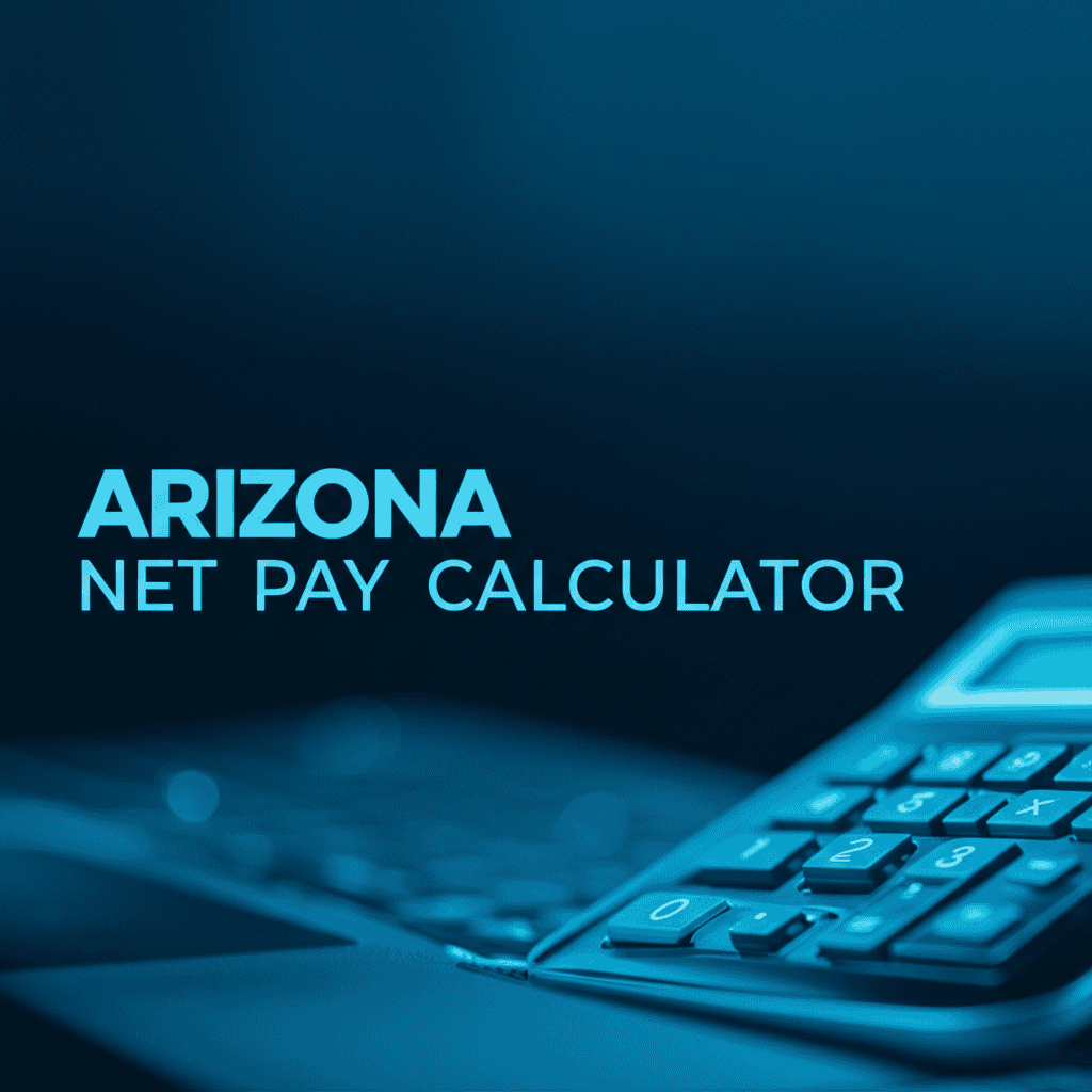 Arizona Net Pay Calculator illustration showing calculations and financial planning.