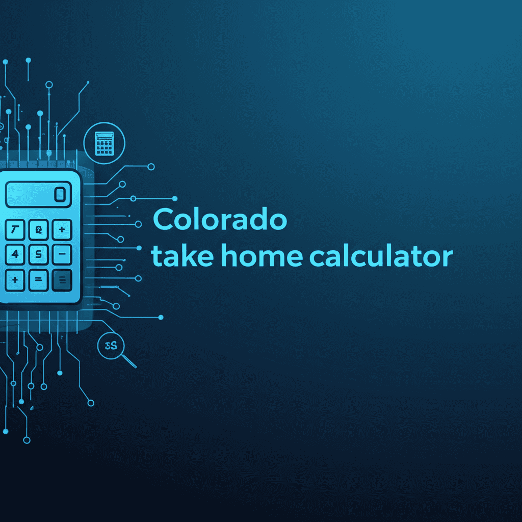 Colorado Take Home Calculator interface showing input fields and results