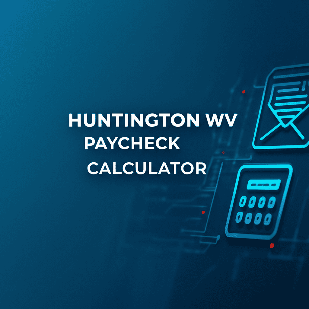 Huntington WV Paycheck Calculator tool interface