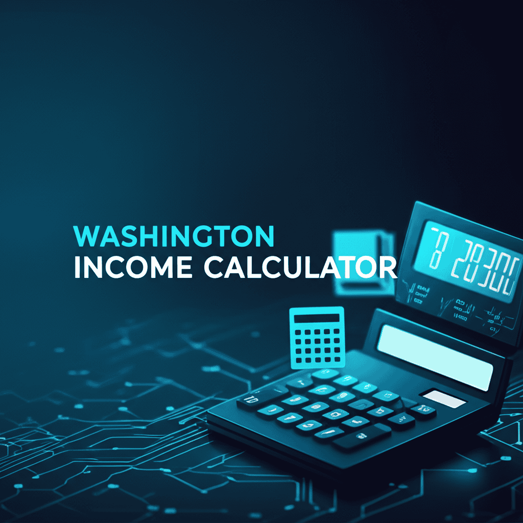 Washington income calculator showing wage estimation